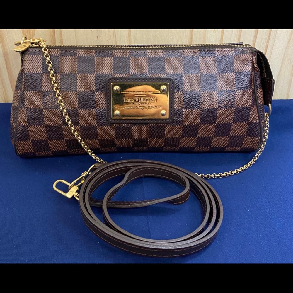 Louis Vuitton Pochette Eva - Damier Ebene